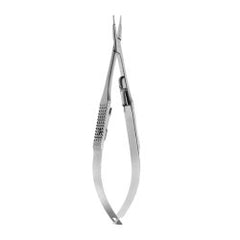Microsurgical Needle Holder V. Mueller® McPherson 4-1/8 Inch Length Very Delicate, Straight Narrow Jaws Thumb Handle Each MK-1288661