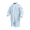 Sterile Cleanroom Lab Coat Pharma-Frock™ White Small Mid Length Polyethylene Coated Polypropylene Disposable MK-1288755