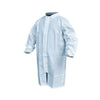 Sterile Cleanroom Lab Coat Pharma-Frock™ White Medium Mid Length Polyethylene Coated Polypropylene Disposable MK-1288756