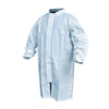 Sterile Cleanroom Lab Coat Pharma-Frock™ White 2X-Large Mid Length Polyethylene Coated Polypropylene Disposable MK-1288759