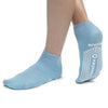 Slipper Socks Halyard Unisex Adult Medium Single Tread Single Patient Use Light Blue MK-1290595