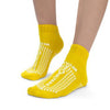 Risk Management Slipper Socks Halyard Unisex Youth Small Double Tread Single Patient Use Yellow MK-1290619