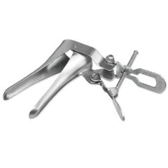 Vaginal Speculum Instrapac® Cusco Sterile Office Grade Stainless Steel X-Small Double Blade Duckbill Disposable Without Light Source Capability Case of 40 MK-1291046