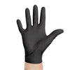 Exam Glove Halyard™ X-Small 100 per Box NonSterile Nitrile Standard Cuff Length Textured Fingertips Black Chemo Tested / Fentanyl Tested MK-1292450