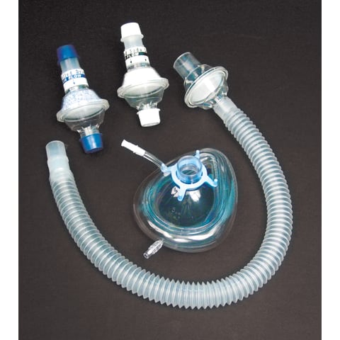 marketlab Xenon Face Mask Kit with Direct Dose and Bacteria Filter, with Ultra-Flex Tubing, and Drierite and Litholyme Cartridges 1 / each