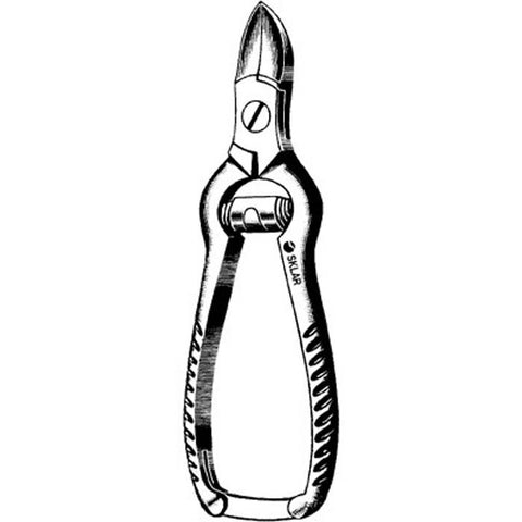 Nail Nipper Concave Jaw 4-1/2 Inch Length German Stainless Steel Each MK-133991