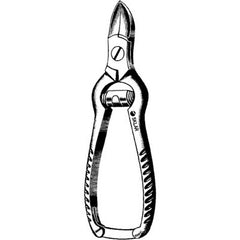 Nail Nipper Concave Jaw 4-1/2 Inch Length German Stainless Steel Each MK-133991