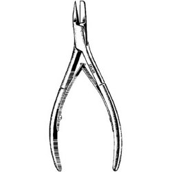 Ingrown Toenail Forceps Sklar® 5 Inch Length OR / Surgical Grade German Stainless Steel NonSterile NonLocking Plier Handle Straight English Anvil Tips EACH MK-135281