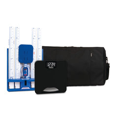 marketlab Hopkins EZ Carry Height & Weight Combo with Carry Case and Stadiometer, With 550lb Digital Scale  1 / each