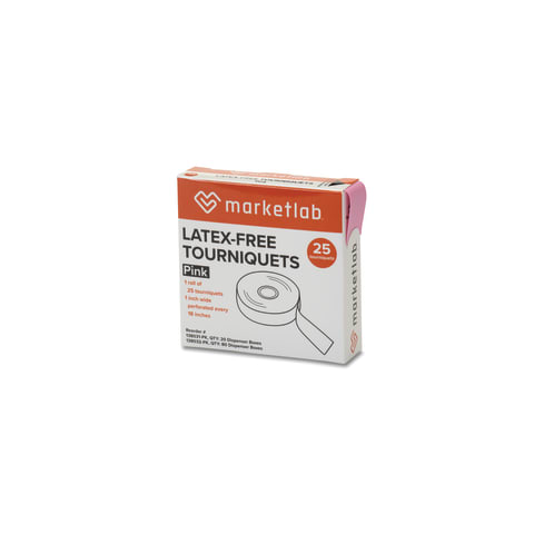 marketlab  Latex-Free Tourniquets in Dispenser Box 20 / pk