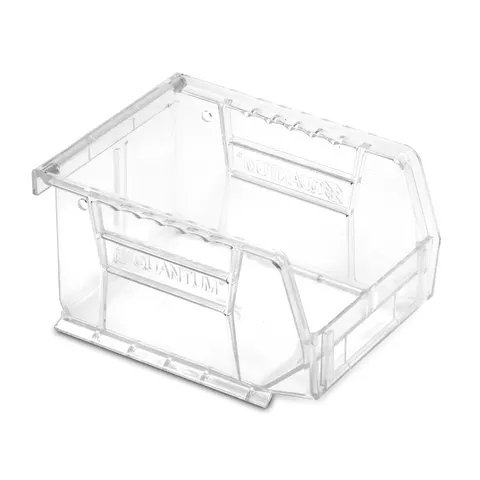 marketlab Organizer Bins for Medical Supplies 4.125"W x 5.375"D x 3"H • Crystal Clear  1 / each