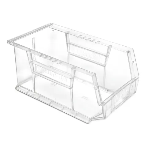 marketlab Organizer Bins for Medical Supplies 8.25"W x 14.75"D x 7"H • Crystal Clear 1 / each