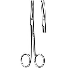 Dissecting Scissors Sklar® Metzenbaum 4-3/4 Inch Length OR / Surgical Grade German Stainless Steel NonSterile Finger Ring Handle Curved on Flat Blunt Tip / Blunt Tip EACH MK-138990