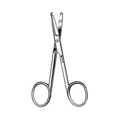 Stitch Scissors Sklar® Spencer 3-1/2 Inch Length OR / Surgical Grade German Stainless Steel NonSterile Finger Ring Handle Straight Blunt Tip / Blunt Tip EACH MK-144579