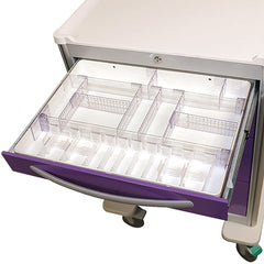 MARKET LAB Drawer Trays with Dividers for Steel Carts EACH ML16109
