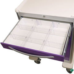 MARKET LAB Drawer Trays with Dividers for Steel Carts EACH ML16109