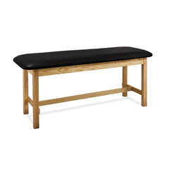 MARKET LAB Wooden Flat Top Treatment Exam Table with H-Brace each ML18468-139