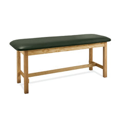 MARKET LAB Wooden Flat Top Treatment Exam Table with H-Brace each ML18468-139