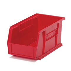 marketlab Medical Organizer Bins in Case Quantities 4.125"W x 10.875"D x 4"H • Red  12 / pk