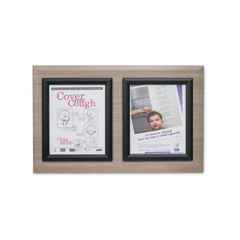 marketlab Marketlab Double Frame Messaging Board on Panel 1 / each