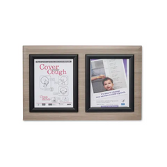 marketlab Marketlab Double Frame Messaging Board on Panel 1 / each