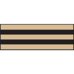 marketlab Black Stripe Sheet Tape • 6.35mm, Beige 1 / each