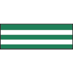 marketlab White Stripe Sheet Tape • 6.35mm,1 / each