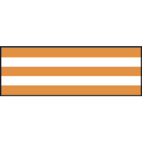 marketlab White Stripe Sheet Tape • 6.35mm,1 / each