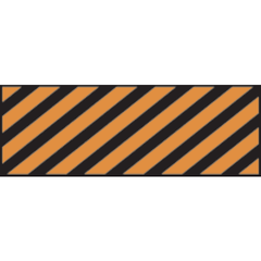 marketlab Diagonal Stripe Sheet Tape • 6.35mm 1 / each