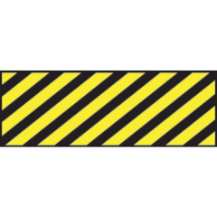 marketlab Diagonal Stripe Sheet Tape • 6.35mm 1 / each