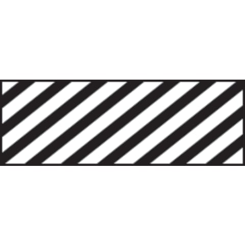 marketlab Diagonal Stripe Sheet Tape • 6.35mm 1 / each