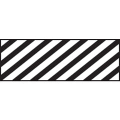 marketlab Diagonal Stripe Sheet Tape • 6.35mm 1 / each