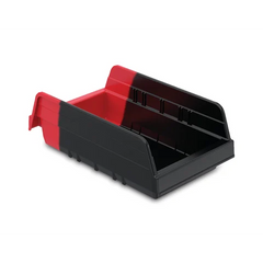 marketlab Indicator Bin, Indicator Bin 11-5/8 x 6-3/4 x 4 • Black/Red 12 / pk