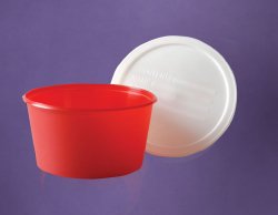 Stool Specimen Container 240 mL (8 oz.) Snap-On Lid Unprinted NonSterile EA/CS MK-238985