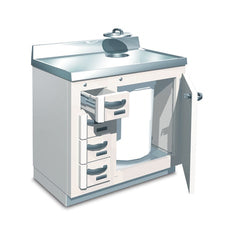 Lead-Lined Storage Cabinets, Waste • 1" Lead Shielding EACH