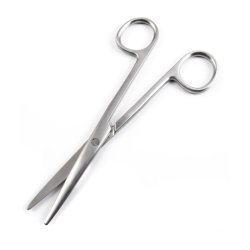 Dissecting Scissors Sklar® Mayo-Stille 6-3/4 Inch Length OR / Surgical Grade German Stainless Steel NonSterile Finger Ring Handle Straight, Rounded Blunt Tip / Blunt Tip EACH MK-252918