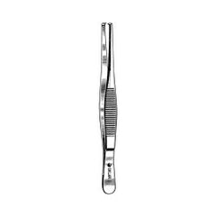 Tissue Forceps Sklar® 4-1/2 Inch Length OR / Surgical Grade German Stainless Steel NonSterile NonLocking Thumb Handle Straight 1 X 2 Teeth EACH MK-252956
