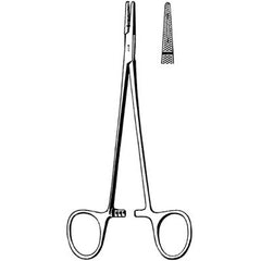 Needle Holder Crile-Wood 6 Inch Length Straight Serrated Tip Finger Ring Handle Each MK-252971