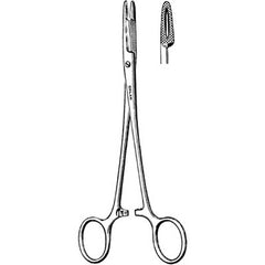 Needle Holder Olsen-Hegar 5-1/2 Inch Length Straight Serrated Tip Finger Ring Handle Each MK-252980