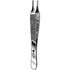 Dressing Forceps Sklarlite XD™ Adson 4-3/4 Inch Length OR / Surgical Grade German Stainless Steel NonSterile NonLocking Thumb Handle Straight Extra Delicate, Serrated Tips EACH MK-253021