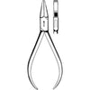 Flat Nose Pliers Sklar® 5-1/2 Inch Stainless Steel Square End Cross Serrated Jaws Each MK-253048