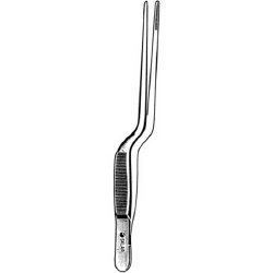 Dressing Forceps Sklar® Adson 7-1/2 Inch Length OR / Surgical Grade German Stainless Steel NonSterile NonLocking Thumb Handle Straight Delicate, Serrated Tips EACH MK-253076