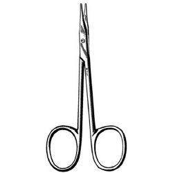 Tenotomy Scissors Sklar® Stevens 4-1/2 Inch Length OR / Surgical Grade German Stainless Steel NonSterile Finger Ring Handle Straight Blunt Tip / Blunt Tip EACH MK-253096