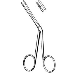Alligator Forceps Sklar® Hartmann 3-1/2 Inch Length OR / Surgical Grade German Stainless Steel NonSterile NonLocking Finger Ring Handle Straight Serrated Tips EACH MK-253128