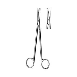 Dissecting Scissors Sklar® Metzenbaum 7 Inch Length OR / Surgical Grade German Stainless Steel NonSterile Finger Ring Handle Curved Blunt Tip / Blunt Tip EACH MK-253174