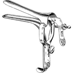 Vaginal Speculum Sklar® Pederson NonSterile OR Grade Stainless Steel X-Small Double Blade Duckbill Reusable Without Light Source Capability Each MK-253238