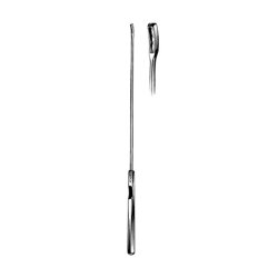 Endocervical Biopsy Curette Sklar® Kevorkian-Younge 12 Inch Length Solid Rectangular Handle 1 Inch Tip Sharp Fenestrated Rectangular Tip with Basket Each MK-253271