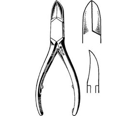 Nail Nipper Narrow Concave Jaw 6 Inch Length Each MK-253317
