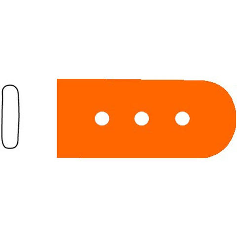Instrument Tip Protector SklarTip™ 1/16 X 3/8 X 1 Inch, 10 X 3 mm, Orange, Vented Tip BAG OF 100 MK-273446