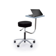 MARKET LEB Physician Stool with Laptop Desk EACH ML27614